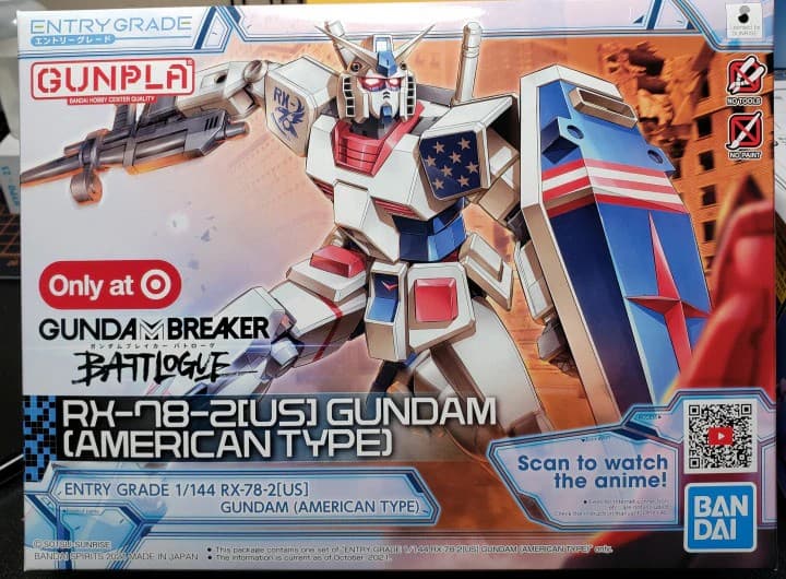 RX-78-2[US] Gundam (American Type) - Box Art