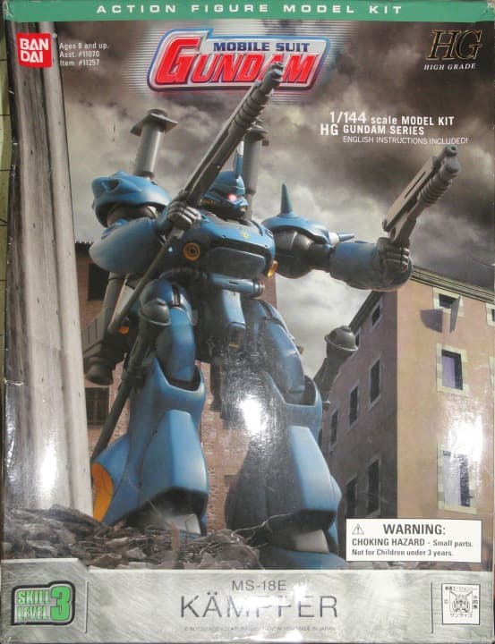 Mobile Suit Gundam MS-18E Kampfer (Kampfer) - Box Art