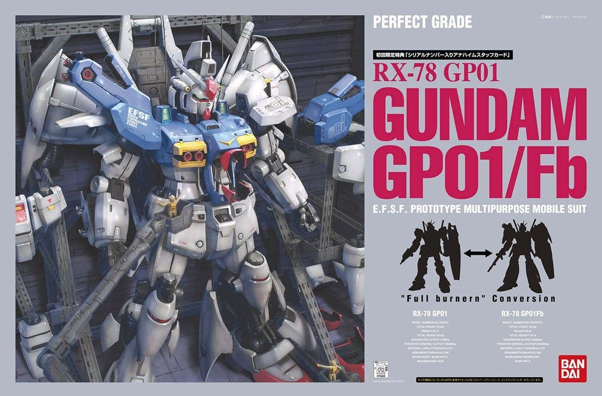 PG GP01 RX-78 GUNDAM GP01/FB