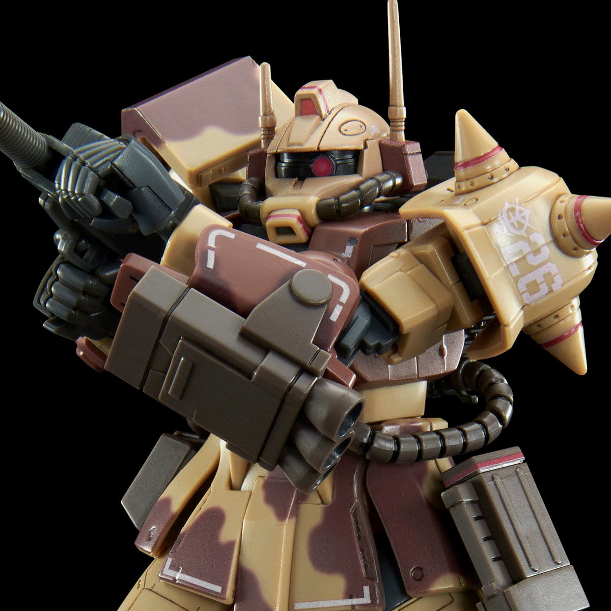 HG ZAKU DESERT TYPE(DOUBLE ANTENNA TYPE)