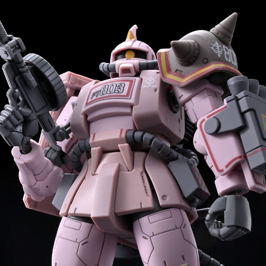 HG ZAKU DESERT TYPE PINK PANTHER FORCES
