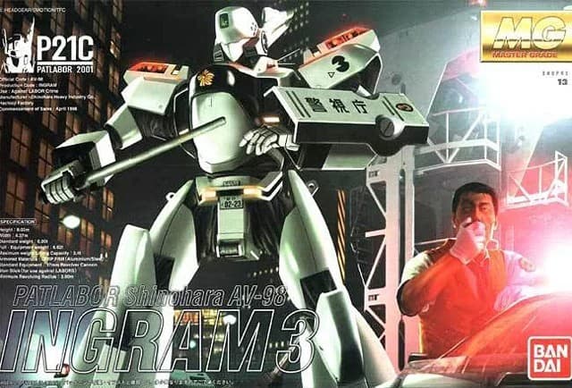 MG Patlabor Shinohara AV-98 Ingram 3 - Box Art
