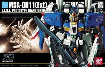HGUC Gundam Sentinel MSA-0011 (Ext) Ex-S Gundam - Box Art
