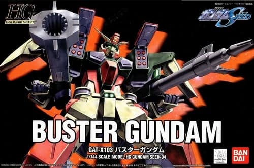 GAT-X103 BUSTER GUNDAM - Box Art
