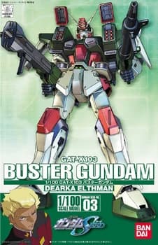 GAT-X103 Buster Gundam - Box Art
