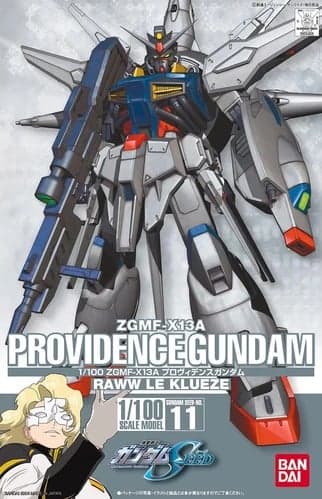 ZGMF-X13A Providence Gundam - Box Art