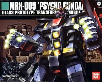 HGUC MRX-009 Psycho Gundam - Box Art