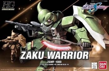 ZGMF-1000 Zaku Warrior - Box Art