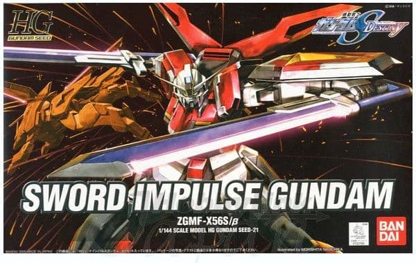 ZGMF-X56S/beta Sword Impulse Gundam - Box Art