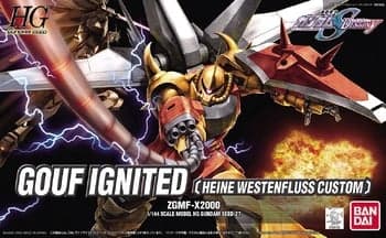 ZGMF-X2000 Gouf Ignited (Heine Westenfluss Custom) - Box Art