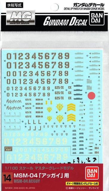 MSM-04 Acguy Decals - Box Art