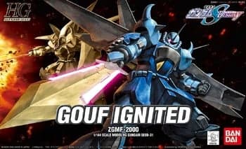 ZGMF-X2000 Gouf Ignited - Box Art