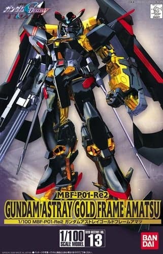 MBF-P01-Re2 Gundam Astray (Gold) Frame Amatsu - Box Art