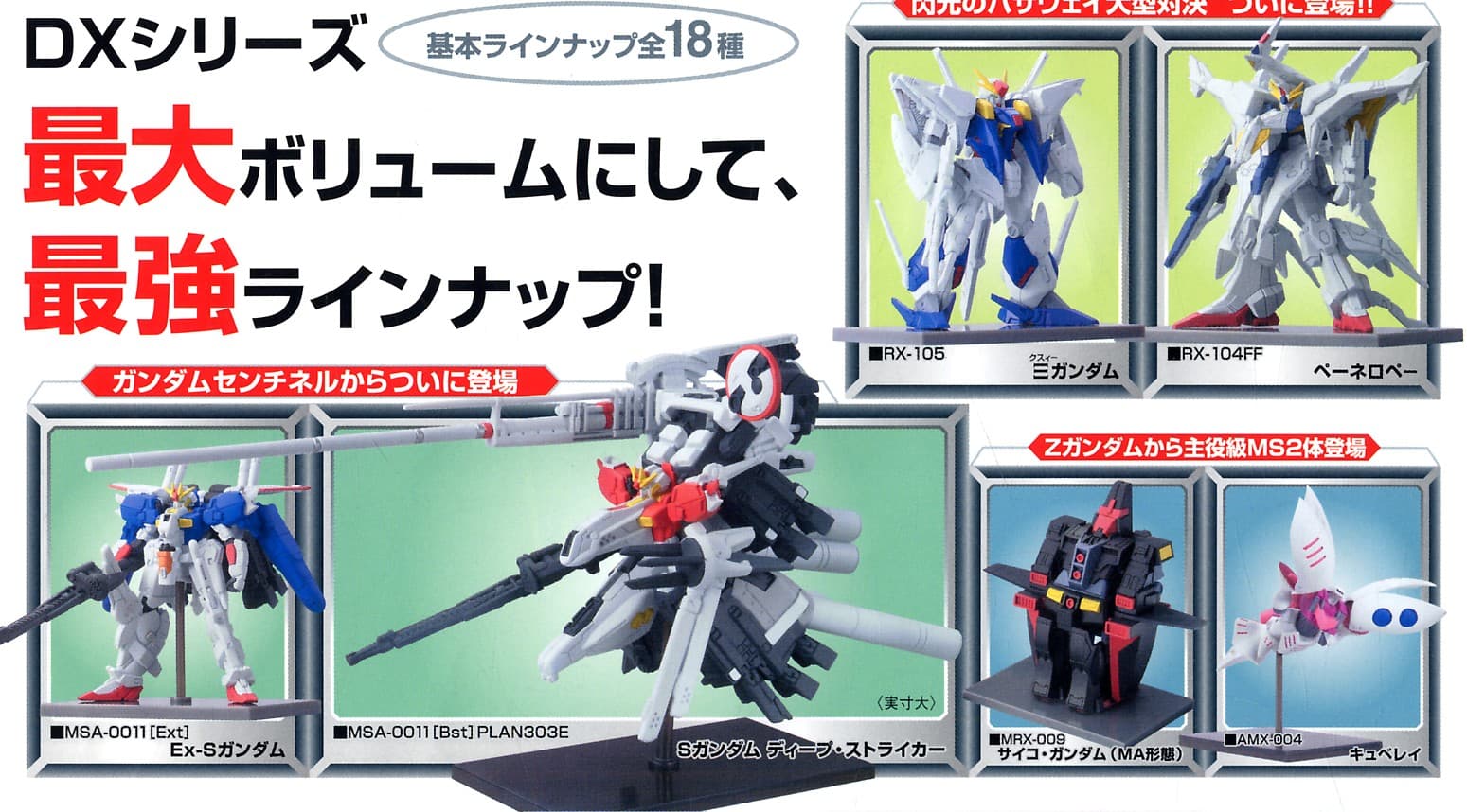 Gundam Collection DX 6 (Full Carton 9PCS) - Box Art