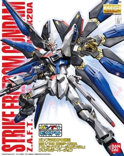 Strike Freedom Gundam Clear Color Version - Box Art