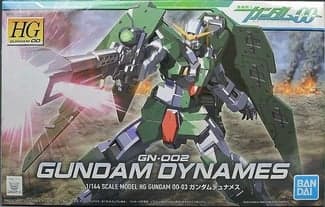 GN-002 Gundam Dynames - Box Art