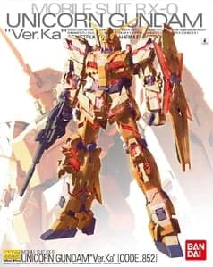 MG RX-0 Unicorn Gundam "Ver. Ka" - Box Art