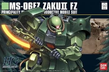 HGUC MS-06FZ Zaku II Kai - Box Art