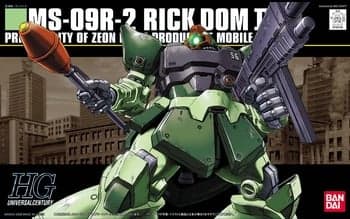 HGUC MS-09RII Rick Dom II (Colony Attack Colors) - Box Art