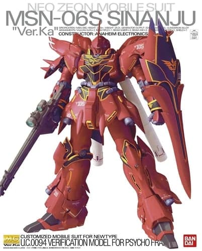 MSN-06S Sinanju Ver.Ka - Box Art