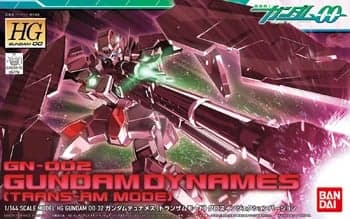 HG00 GN-002 Gundam Dynames (Trans-Am Mode) - Box Art