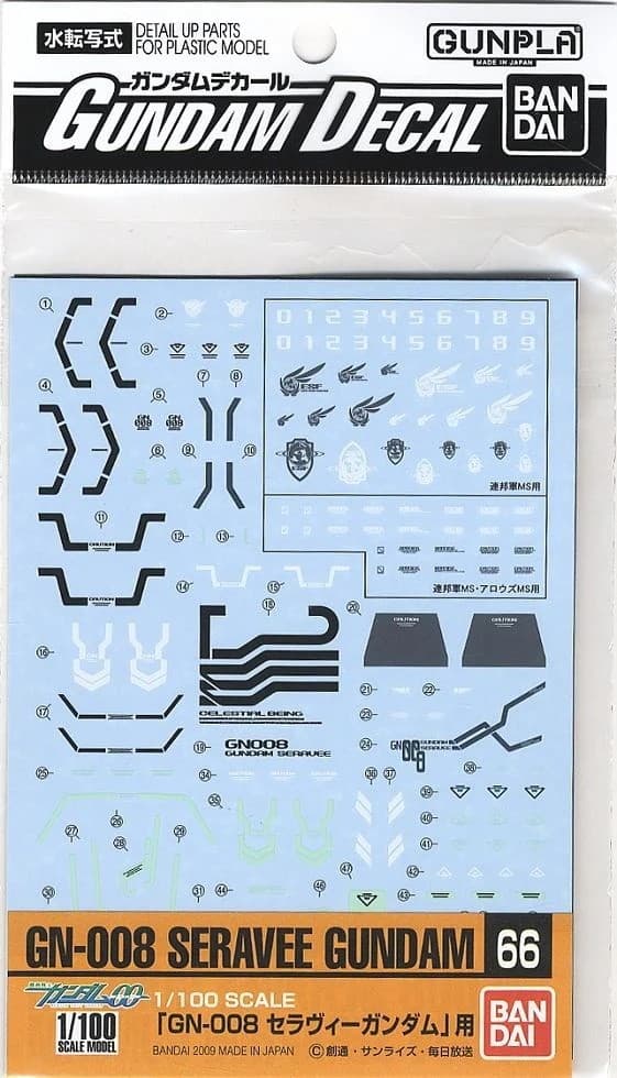 GN-008 Seravee Gundam - Box Art