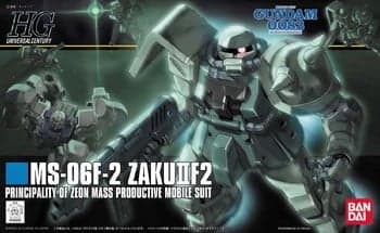 HGUC MS-06F2 Zaku II F2 Type (Zeon Ver.) - Box Art