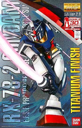 RX-78-2 Gundam Ver.2.0 Titanium Finish - Box Art