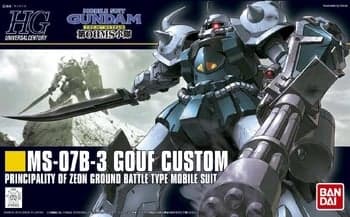 HGUC MS-07B-3 Gouf Custom - Box Art