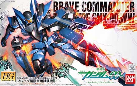HG BRAVE (COMMANDER TEST TYPE) - Box Art