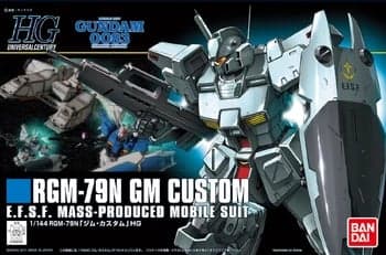 RGM-79N GM Custom - Box Art