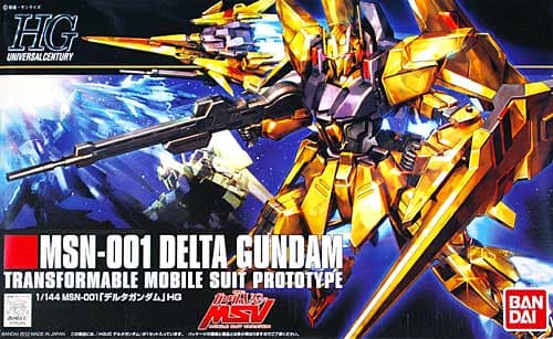 MSN-001 Delta Gundam - Box Art