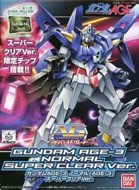 AG Gundam Age Gundam Age-3 Normal Super Clear Ver. - Box Art