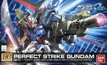 GAT-X105+AQM/E-YM1 Perfect Strike Gundam - Box Art