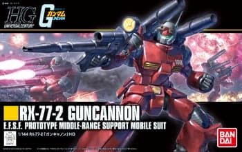 HGUC RX-77-2 Guncannon (Revive Ver.) - Box Art