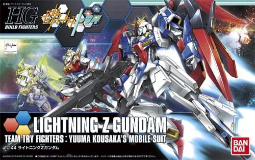 HGBF Lightning Z Gundam - Box Art