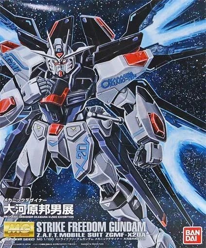 MG Gundam Seed ZGMF-X20A Strike Freedom Gundam - Box Art