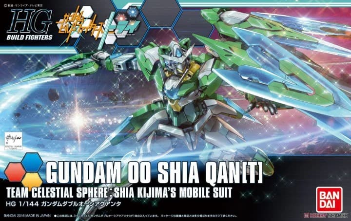HGBF GUNDAM OO SHIA QAN(T) - Box Art
