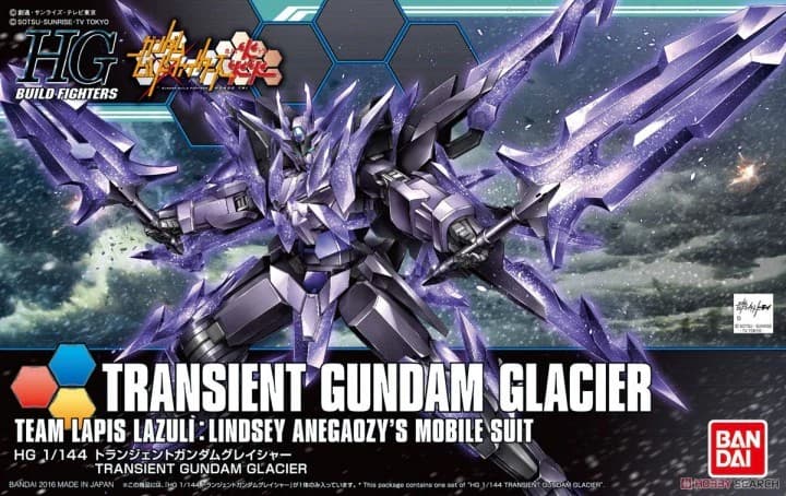 Transient Gundam Glacier - Box Art