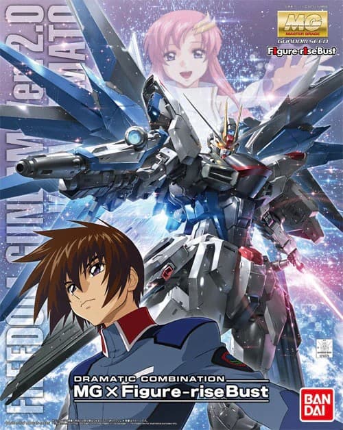 Freedom Gundam Ver.2.0 & Kira Yamato - Box Art