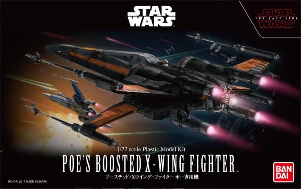 1/72 Poe's Boosted X-Wing Fighter - Box Art