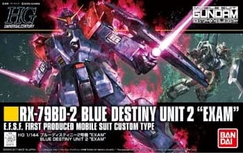 HGUC RX-79BD-2 Blue Destiny Unit 2 (2017) - Box Art