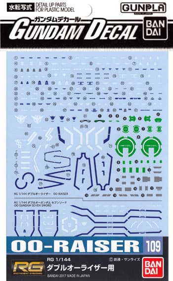 Gundam Decal 00-Raiser - Box Art