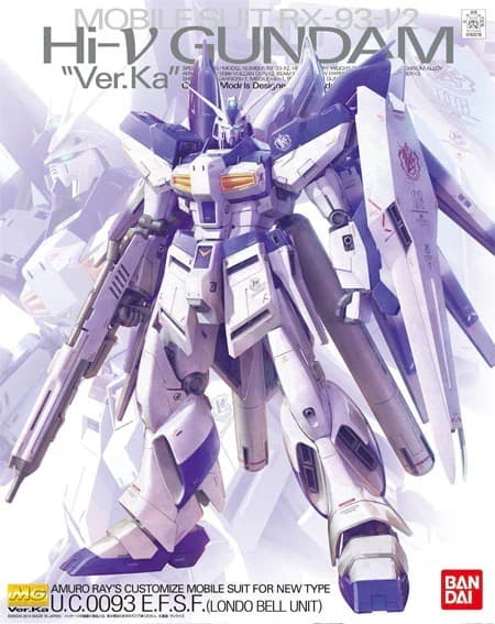 RX-93-nu-2 Hi-nu Gundam "Ver.Ka" with Premium Decals - Box Art