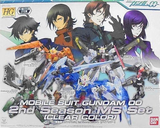 Gundam 00 2nd Season MS Set [Clear Color] - Box Art