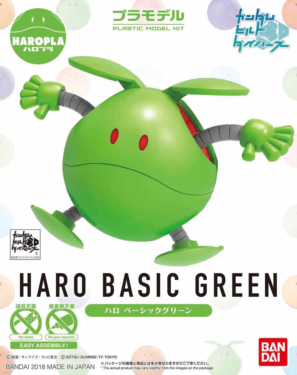 Haropla Gundam Build Divers Haro Basic Green - Box Art