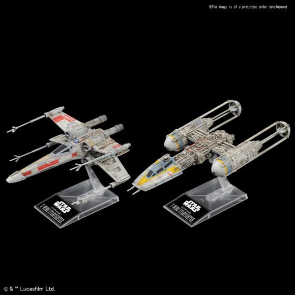 1/144 X-WING STARFIGHTER & Y-WING STARFIGHTER - Box Art