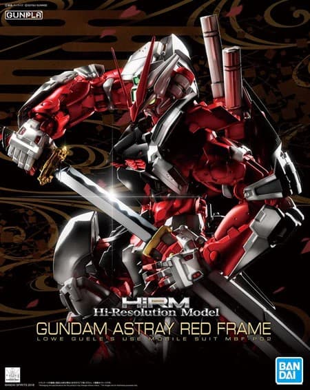 Hi-Resolution Model MBF-P02 Gundam Astray Red Frame - Box Art
