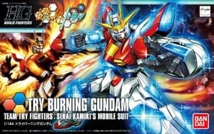 HGBF Try Burning Gundam - Box Art