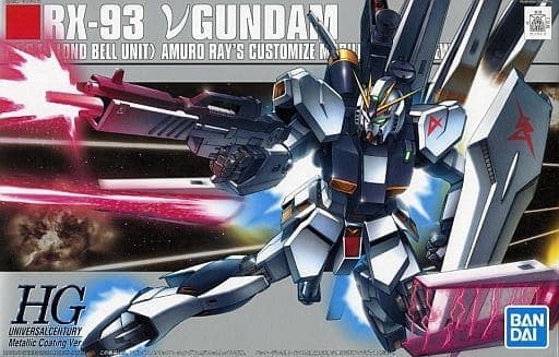 HGUC RX-93 Nu Gundam Metallic Coating - Box Art